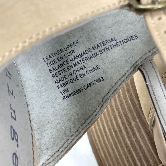 Hinge - Women's Sz 10(M) Beige/Blush Nubuck - Leather - HGNOLAN-LEA - New w/Box! - Picture 11 of 12